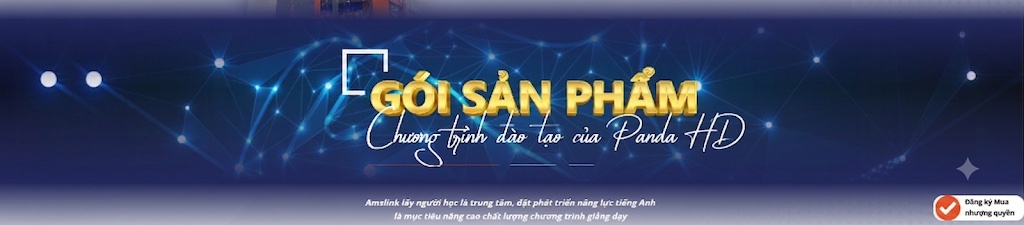 Gói sản phẩm - Chương trình đào tạo của Panda HD